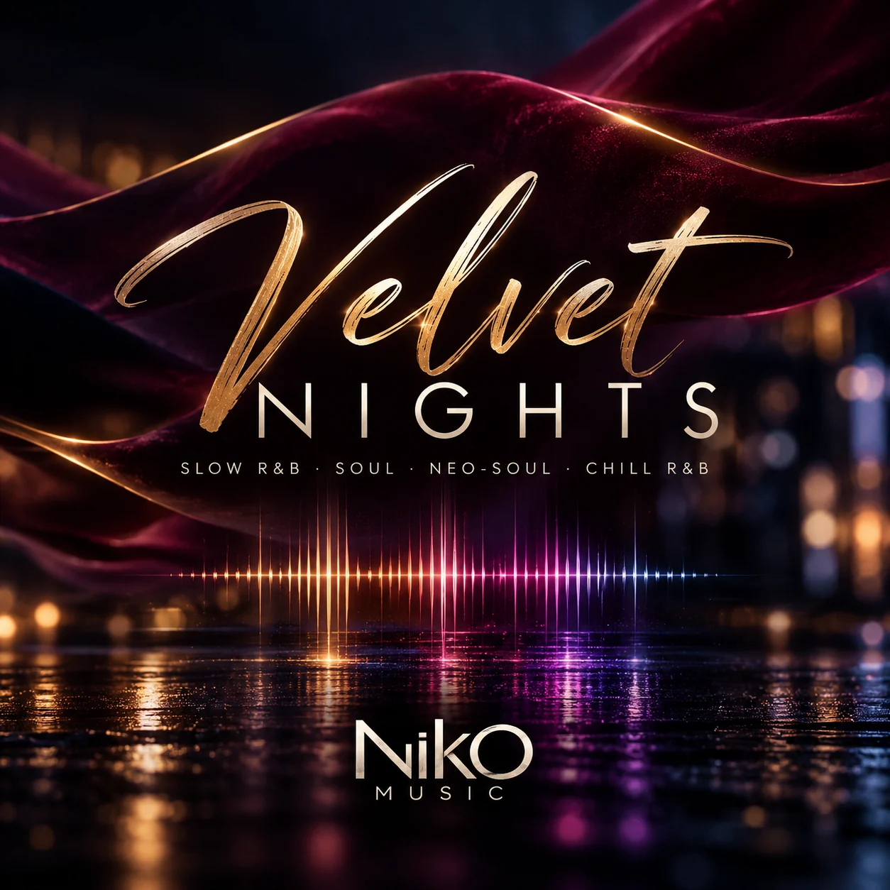 Velvet Nights playlist cover